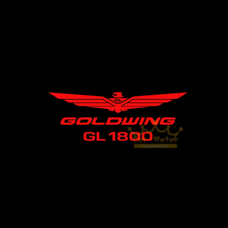 Красный GOLDWING GL 1800 логотип мотоцикл Призрак Тень Точечный светильник лазерный проектор светодиодный светильник с логотипом