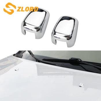 

ABS Chrome Sprinkler Head Water Spray Nozzle Wiper Water-jet Cover Trim Sticker for Jeep Compass 2017 2018 2019 Accessories