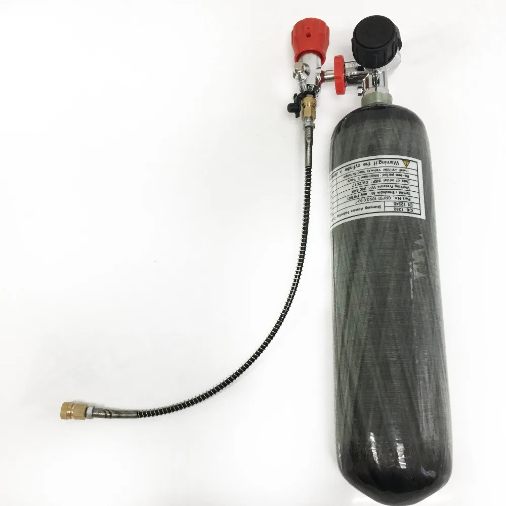 AC103 Acecare 3L 300 бар карбоновый цилиндр Пейнтбол бак с клапаном и заправочной