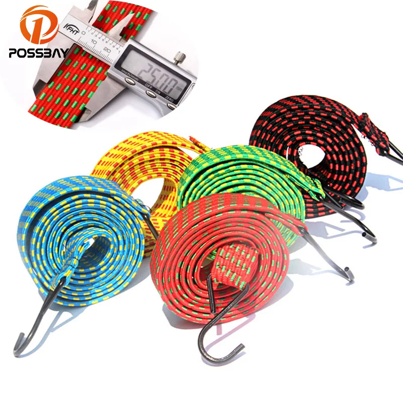 

POSSBAY Motorcycle Elastic Cord Straps Outdoor Tie Down Straps Luggage Strap For Motorcycle Motorbike Dirt Bike Auto Car Truck
