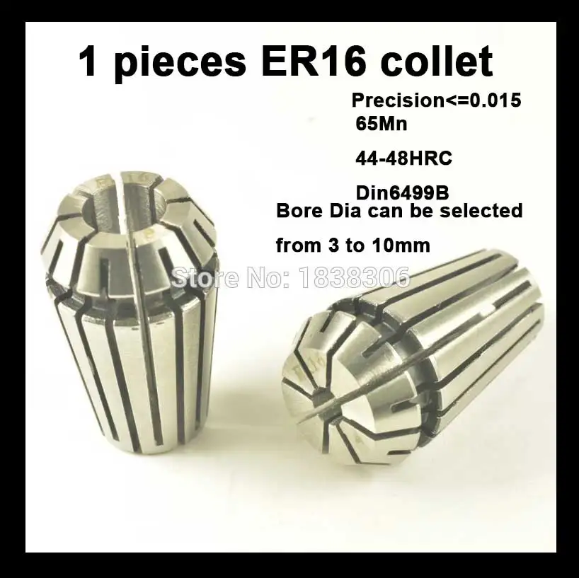 

1pcs DIN 6499B ER 16 COLLET Spring collet for CNC milling lathe tool/millingcutter/cylindric straigt tool holder