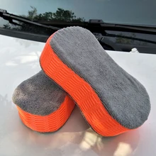 Buy Car Wash Sponge Filter Particles Do Not Hurt The Paint Sandwich Mesh Hole Good Water Absorption No Hair Removal Car Cleaning Free Shipping