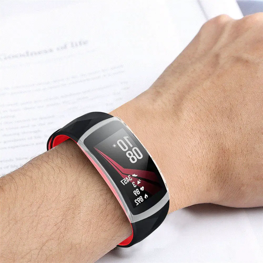 Чехол для samsung gear fit 2 Pro, Защитная пленка для экрана, высококачественный мягкий чехол из ТПУ, защитный чехол-бампер