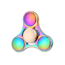 Радуга Спиннеры цветной металлический палец спиннера фокус вращение виджет игрушки для лечения Синдрома дефицита внимания(СДВГ) детей взрослых снимает стресс беспокойство