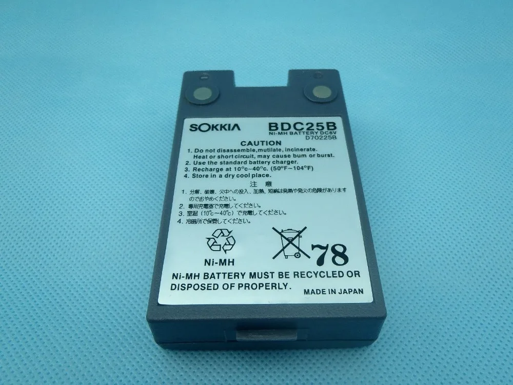 SOKKIA BDC25B BDC-25 BDC25 BDC25A Совместимость Батарея для SOKKIA инструмент Электронный автоматический тахеометр