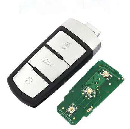 3 Buttons Smart Remote Key Fob 434MHz With ID48 Chip for VW Magotan CC