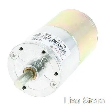 

DFGA37RG 13.14Kg.cm 6mm Shaft Permanent Magnetic Gear Box Motor 10 RPM DC 24V