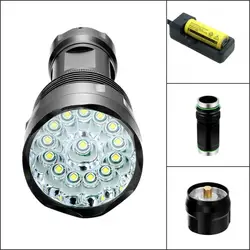 23000 LM 5-режим 14 X CREE xm-l T6 светодиодный фонарик 14t6 света высокой Мощность факел лампы 18650/26650 батарея T14