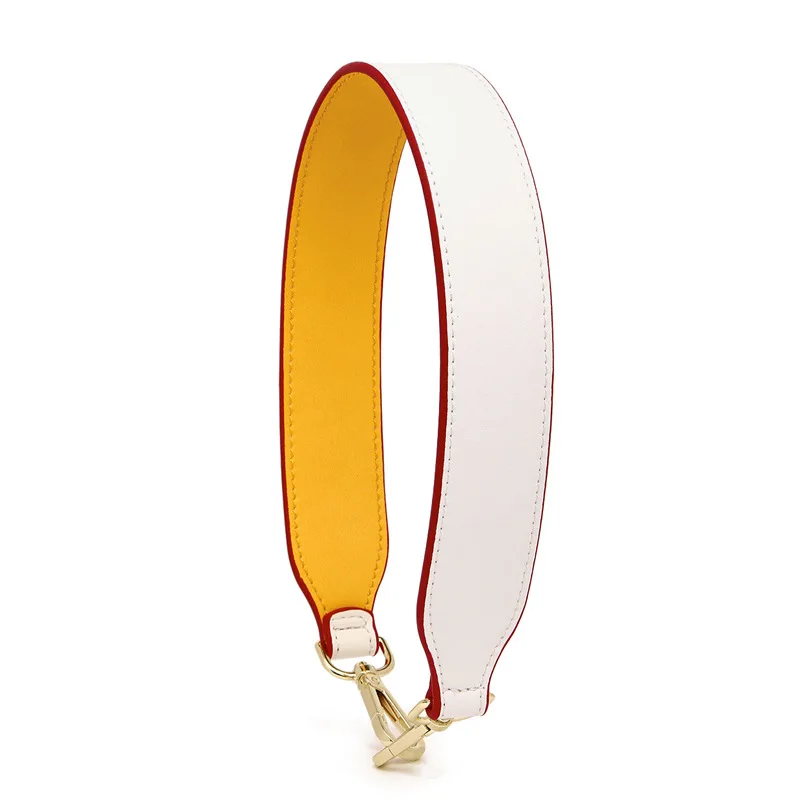 PU Leather Colorful Bag Strap 58 CM Length Belt For A Bag Serpentine Wide Strap Women's Handbag Accessories Leather Short Belts