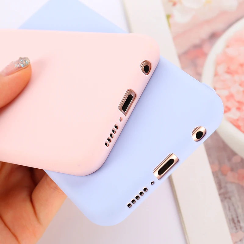 

Candy Color Case for Huawei Y6 Y5 Prime 2018 P20 P9 P10 Mate 10 Lite Honor 10 9 Lite 7C 7A Pro 8X 8C P Smart Soft Silicon Cases