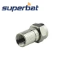 Superbat Cable Mount Twist on F Type Plug 75 Ohm RF Coaxial Connector for RG6 Cable Straight ► Photo 2/3