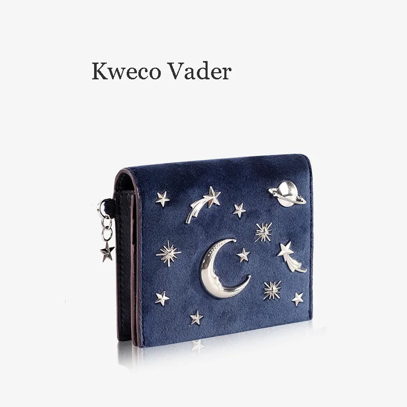 Kweco Vader женский короткий кошелек Брендовые женские кошельки и Кошельки для монет визитница для женщин кредитный держатель для карт Carteira