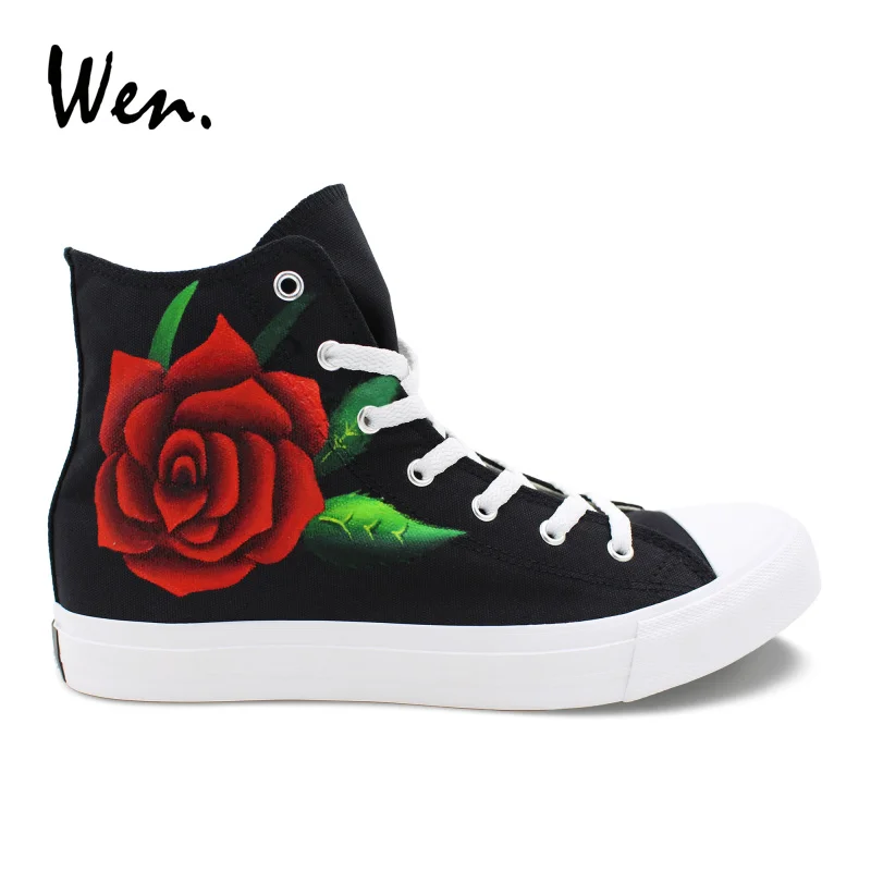 red rose sneakers