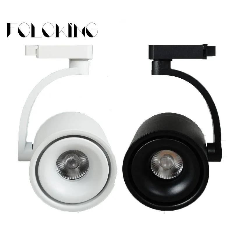 

10pcs NEW LED Track Light 15W 25W 35W AC 85-265V COB Ceiling Rail lights For Clothes Shop Shoes Store Track Rail Spot Lighting