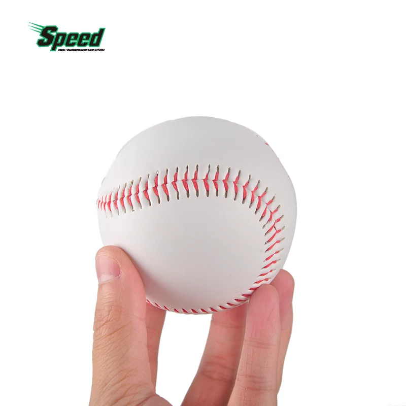 

New Arrival 9" Handmade Baseballs PVC Upper Rubber Inner Soft Baseball Balls Softball Ball Training Exercise Baseball Balls