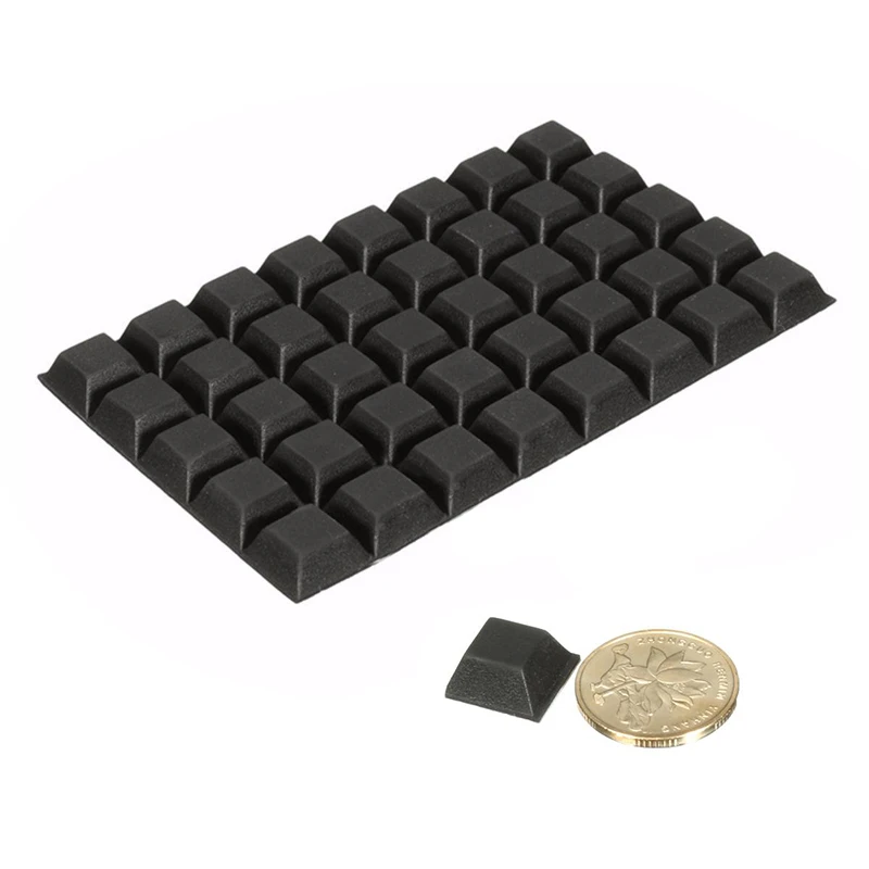 40Pcs Self-Adhesive Rubber Bumper Stop Non-slip Feet Door Buffer Pad For Home Funiture Accessories