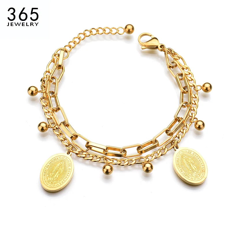 -Charms-Christian-Jewelry-The-Virgin-Mary-Gold-Color-Bead-Stainless-Steel-Bracelets-For-Women-Gift (2)