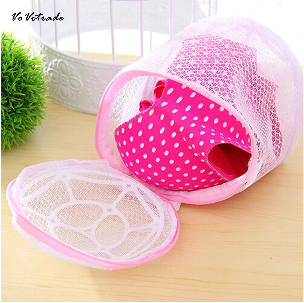 

New 1PC Polyester Women Underwear Bra Lingerie Washing Home Use Mesh Clothing Underwear Organizer Washing Bag Wash Care Pouch