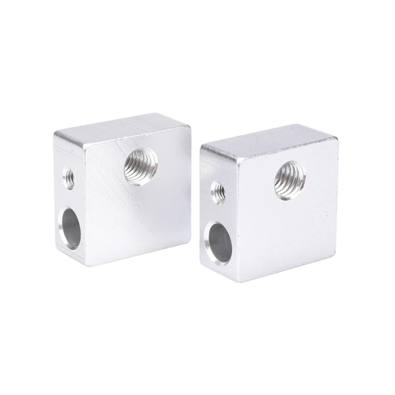 3D أجزاء الطابعة MK7 MK8 كتلة ساخنة كتلة Makerbot 3D الطابعة الألومنيوم كتلة Hotend رأس الطباعة التدفئة كتلة MK8 الطارد