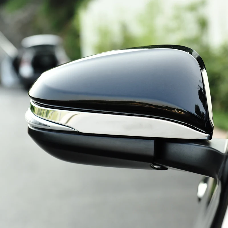 

Fit for Highlander for Kluger for RAV4 2014-2018 Door Side Mirror Cover Rear View Trim Garnish Molding Strip Styling