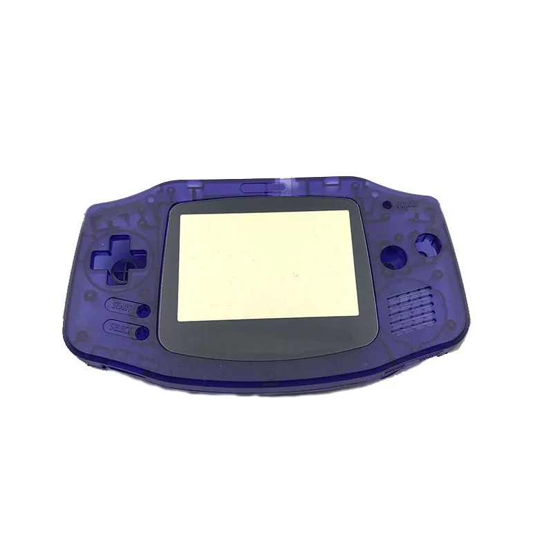 Сменный светящийся Прозрачный чехол для nintendo GBA, чехол для Gameboy Advance, кнопки, отвертка