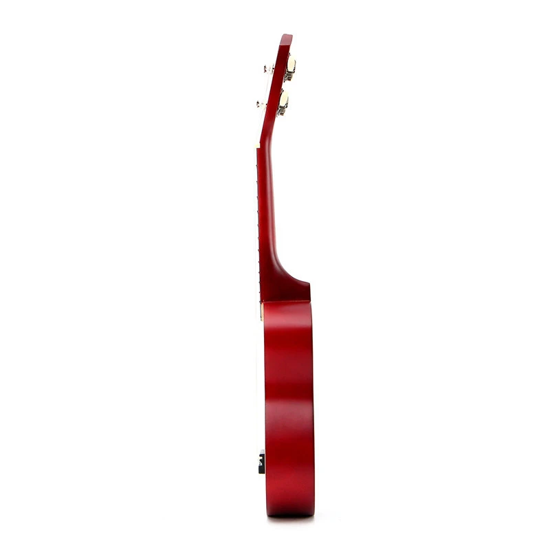 21 дюймов укулеле 4 струны Гавайская ель липа Укулеле сопрано Лады для гитары + струна + палочки струнный инструмент