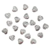 8mm 20pcs/lot Tibetan Silver plated Heart beads Metal Spacer Beads charm For DIY Jewelry Bracelet ► Photo 2/4