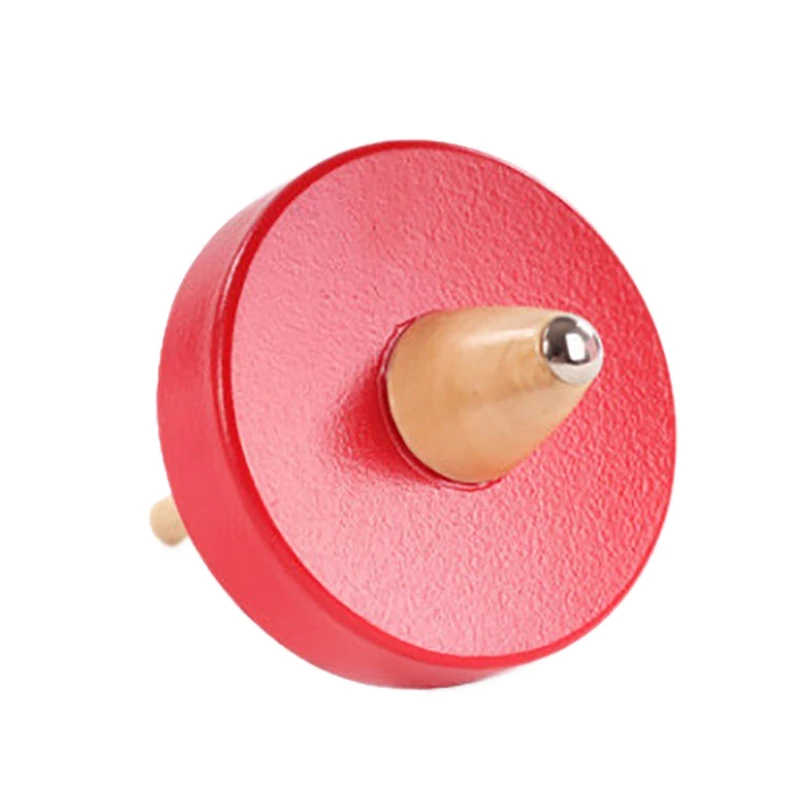 Novelty Kids Wooden Handle Pull Nut Gyro Classical Traditional Children Puzzle Multicolor Gyro Toys Random Color Novelty Kids Wooden Handle Pull Nut Gyro Classical Traditional Children Puzzle Multicolor Gyro Toys Random Color