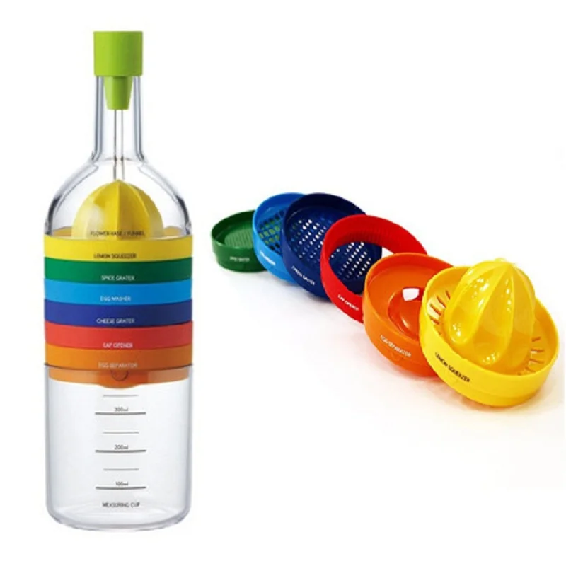 

New Multi Functional 8 in 1 Kitchen Tool Set Multipurpose Kitchen Gadget Kitchen Tool Bottle Hot Sale