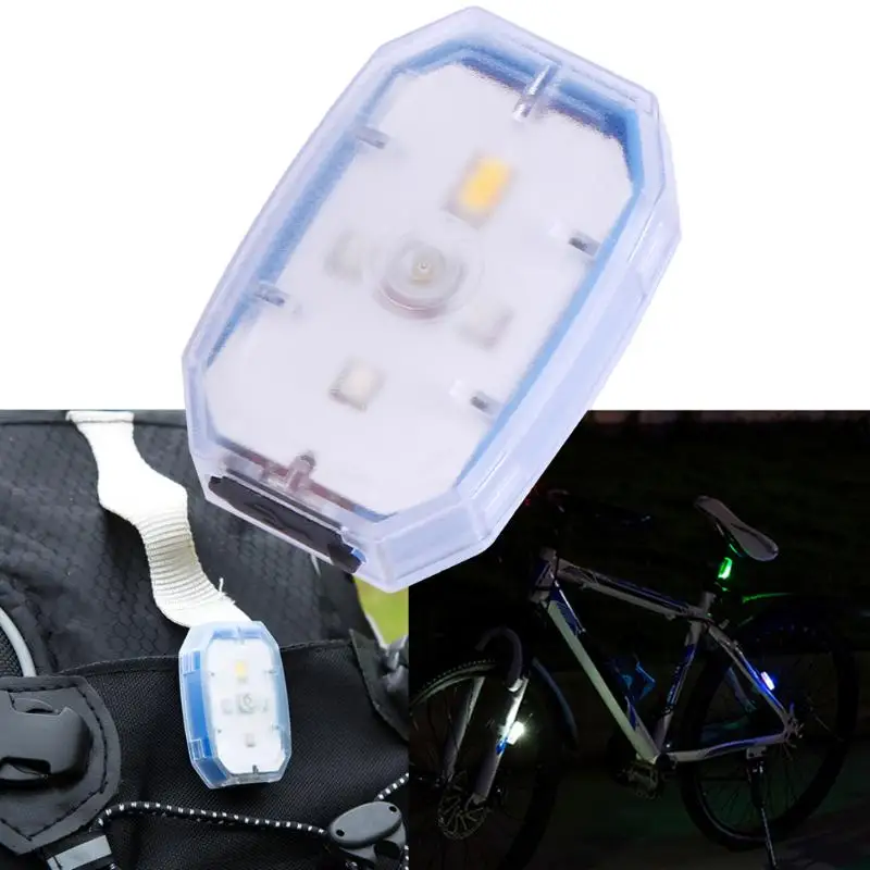 Flash Deal Mini USB Rechargeable Bicycle Cycling Warning Light Night Running Arm Light LED bike Warning light Bicycle Accessories 1