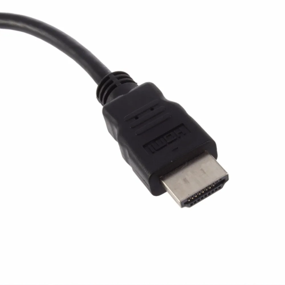 HDMI к VGA адаптер цифровой аналоговые аудио и видео кабель конвертер HDMI VGA разъем для PS4 ПК ноутбук Chromebook tv Box