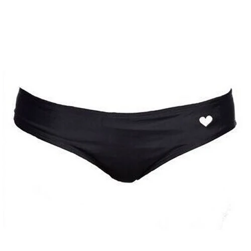 Women Girl Sexy Love Heart Cut Out Bikini Bottom Swimwear Underwear