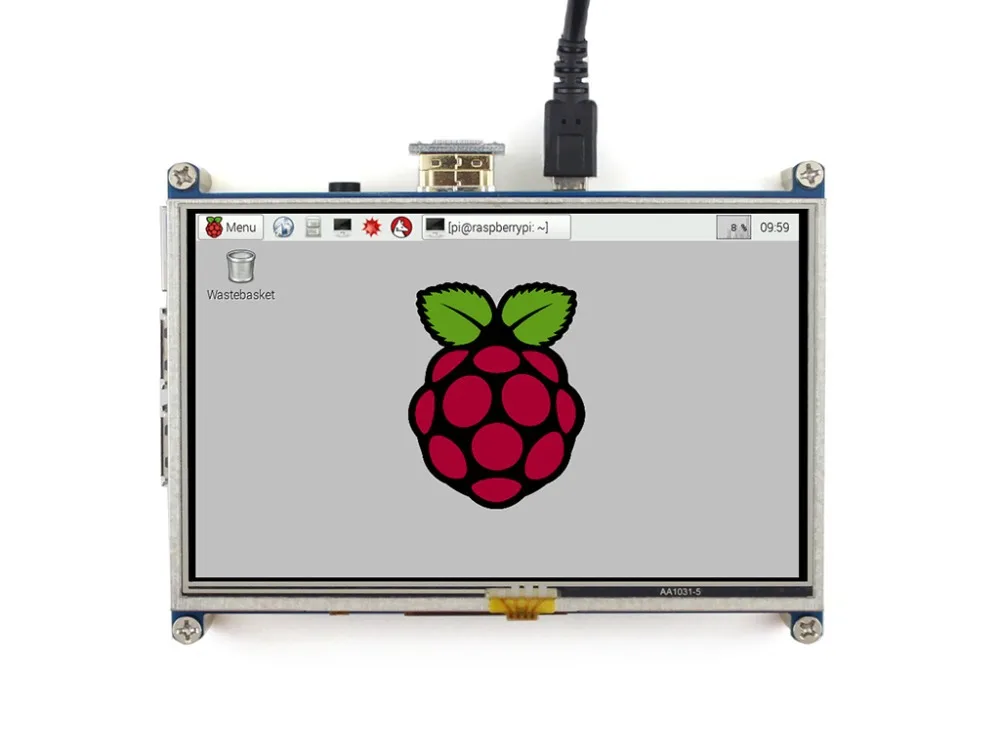 

5pcs/lot Raspberry Pi LCD Display 5inch TFT Resistive Touch Screen HDMI Interface for All Rev of Rapsberry pi(Pi 3)A/A+/B/B+/2 B