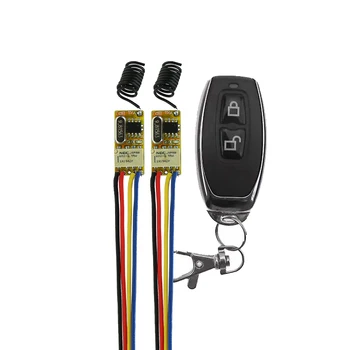 

DC 3.5V -12V 2PCS Miniature Relay Receiver+ Transmitters 3.7V 4.5V 5V 6V 9V 12V Minitype Micro Remote Control Switch Small TXTX