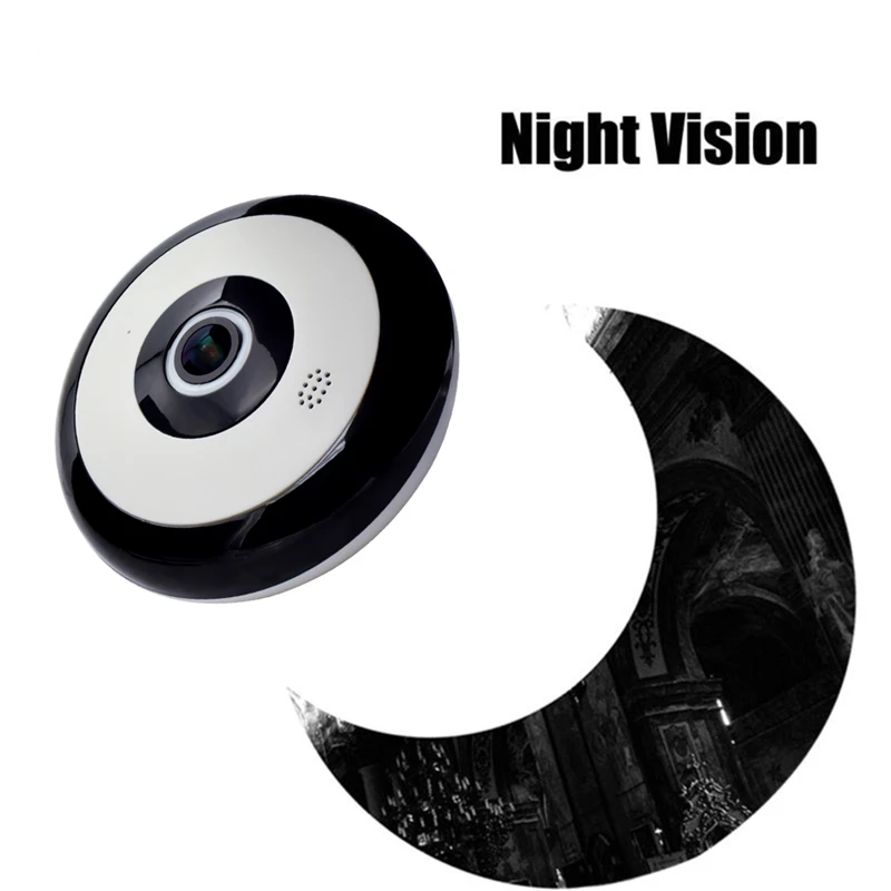 Wistino CCTV HD 960P IP камера wifi VR панорамный рыбий глаз детский монитор Беспроводной 360