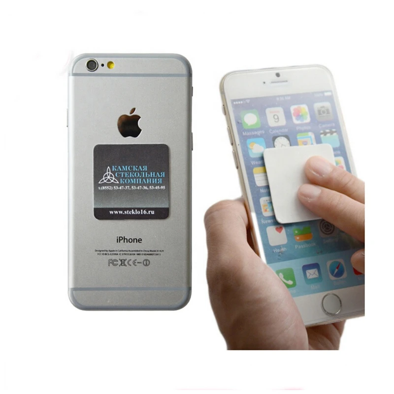 200 قطعة OEM الهاتف المحمول نظافة ملصقا + طباعة عهدك الخاصة شعار تخصيص بنفسك مصممة شعار