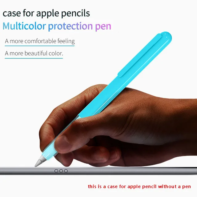 

Lightweight Silicone Pen Full Case for Apple Stylus Pencil, Washable Sleeve for iPad Pro 12.9 10.5 9.7 inch Cap Tip Cover Holder