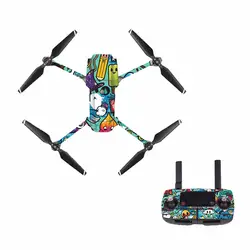 [M0032] мультфильм graffi круто для DJI Мавик Pro наклейка кожи Стикеры Drone тела + пульт дистанционного управления 3 батарея защитная пленка крышки