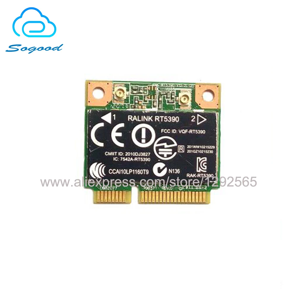 RaLink RT5390 мини PCIe 2 4G 802.11n 150mbps Mini PCI E Wlan Беспроводная карта SPS 630703 001 для HP G4 G6 G7 4230S 4330S