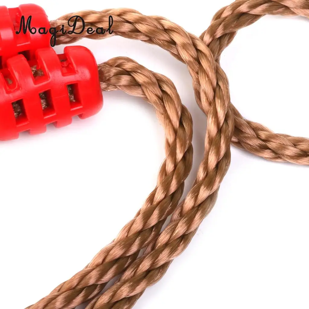 MagiDeal 1Pair Adjustable Swing Rope for Tree Beam Swing Outdoor Toy Playground Accessory 1.8M