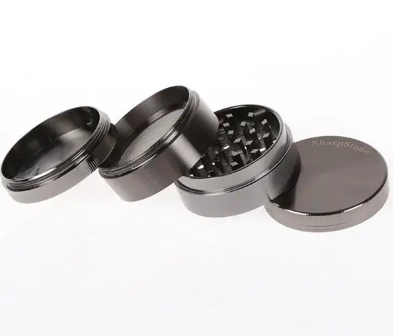

40mm/50mm/55/63/75mm 4-layer Aluminum Herbal Herb Tobacco Grinder Smoke Grinders