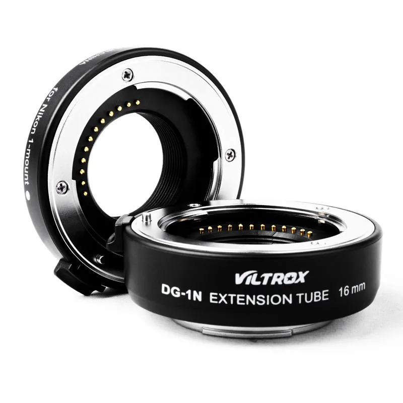 Viltrox DG 1N Camera Macro Extension Tube 10mm+16mm Adapter Set for