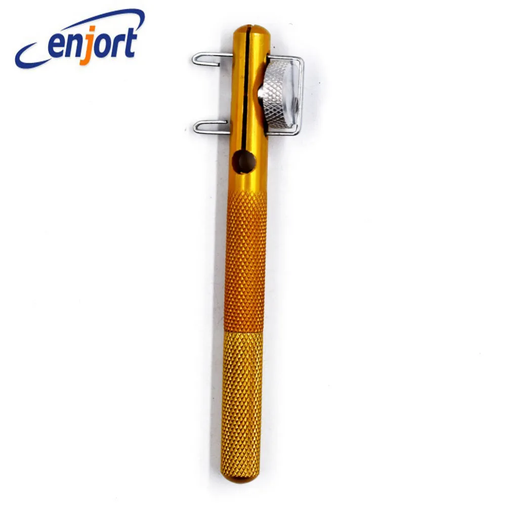 

Enjort 1pcs High quality Aluminum alloy fishing line knotter Fishing Hook Tie Device sub-line tier small hooks Knots tool