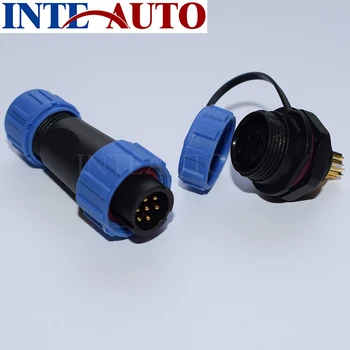 

SP17 series 7 Pins Plastic Male Plug Female Socket Connectors,waterproof watertight led screen connector