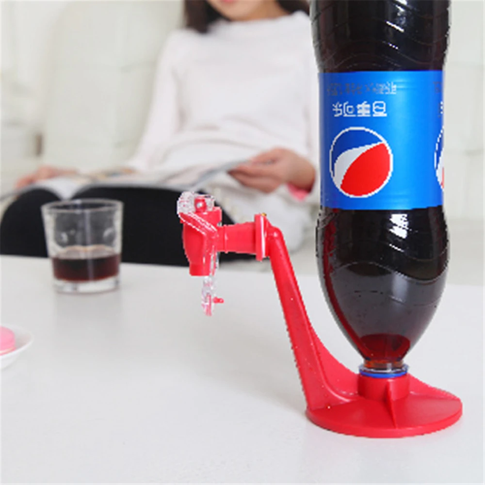 Fizz Saver Refrigerator Soft Drink Dispenser Upside Down Drinking