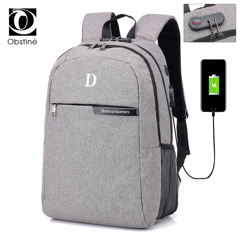 

Unisex Business Laptop Backpack Anti Theft Usb Charger Backpacks for Men Bagpack Women Charging Back Pack Bag for Travel Male