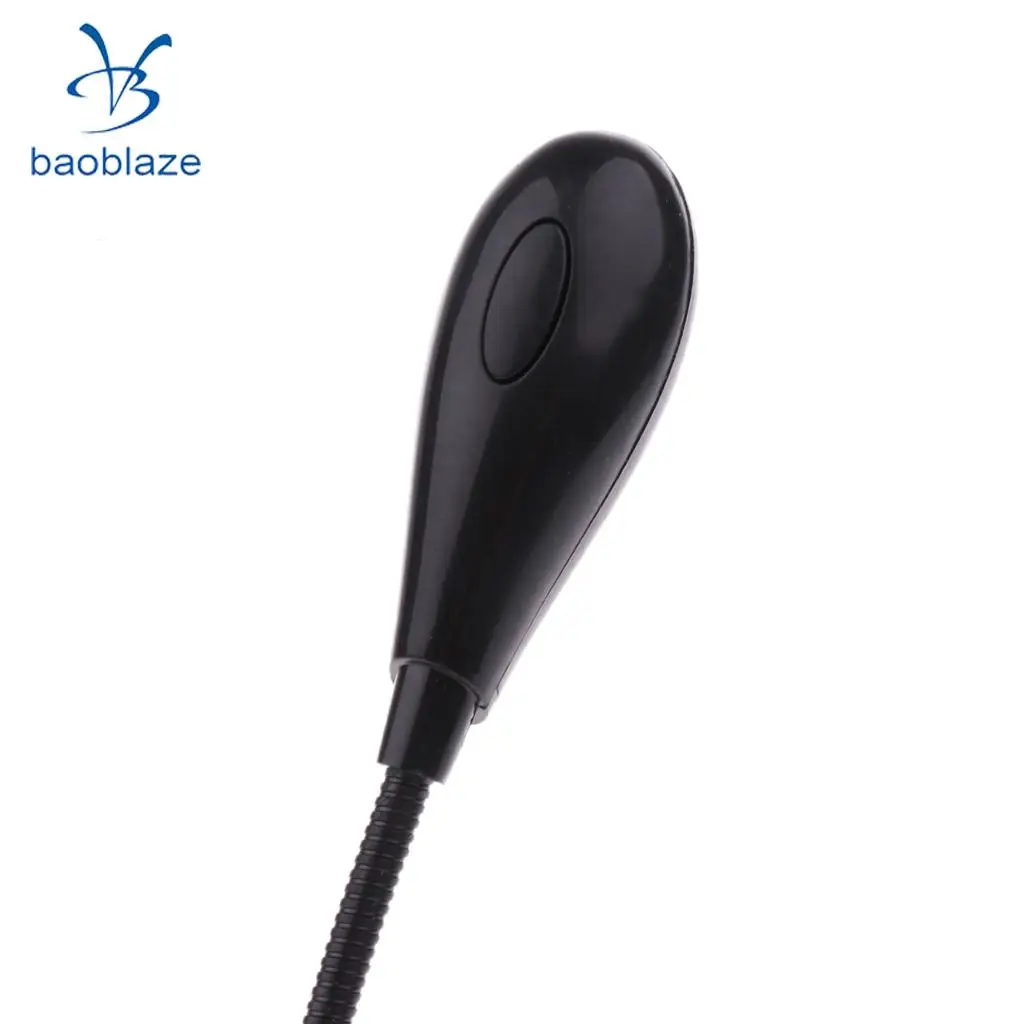 Portable Travel Flexible Neck 2led Clamp clip-on Reading book light Lamp, Battery and USB Powered , 2 ways to offer power	
