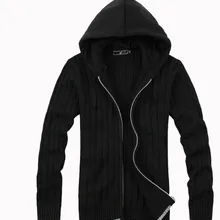 Мужской осенне-зимний Кардиган с капюшоном, свитер на молнии, верхняя одежда, большие размеры, M L XL 2XL 3XL 4XL 5XL, 6XL