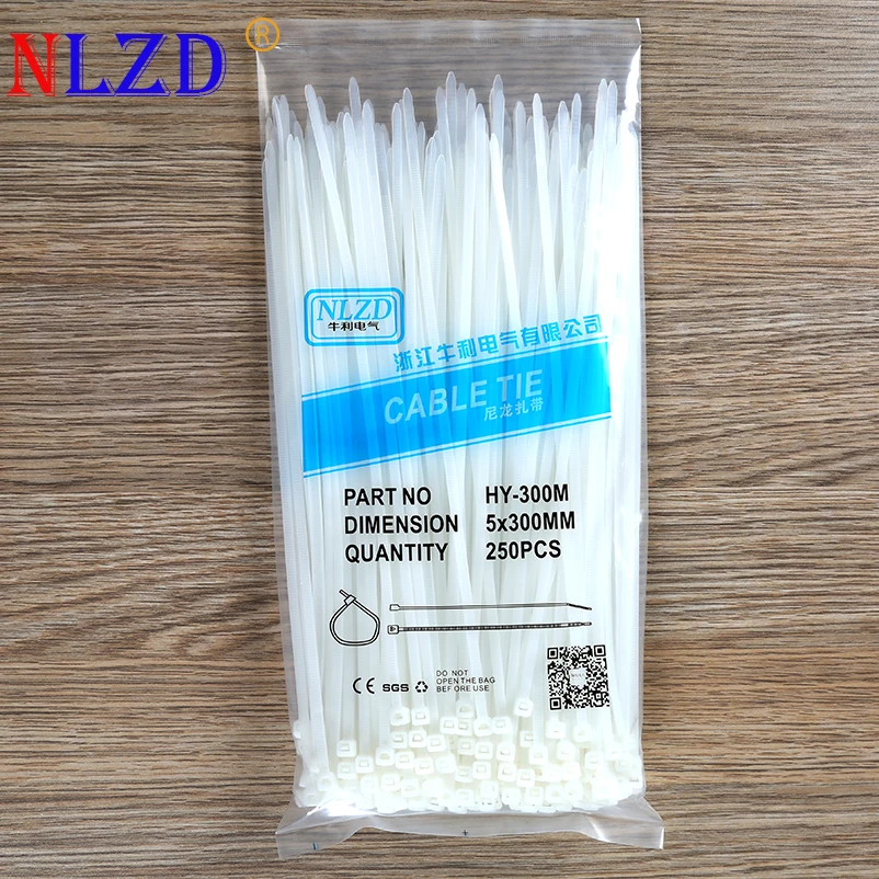 14/" Inch Nylon Cable Zip Wire Tie 50 lbs Natural White 400 Pack Lot Pcs Qty
