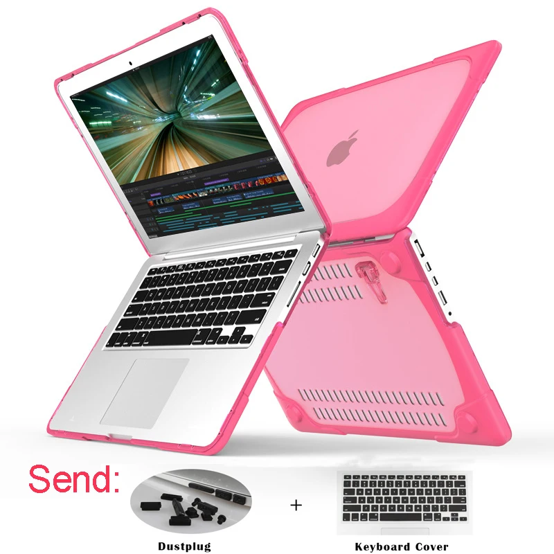 Luxury Hard Plastic Case for Macbook Air 11 12 Pro 13 Retina Import TPU